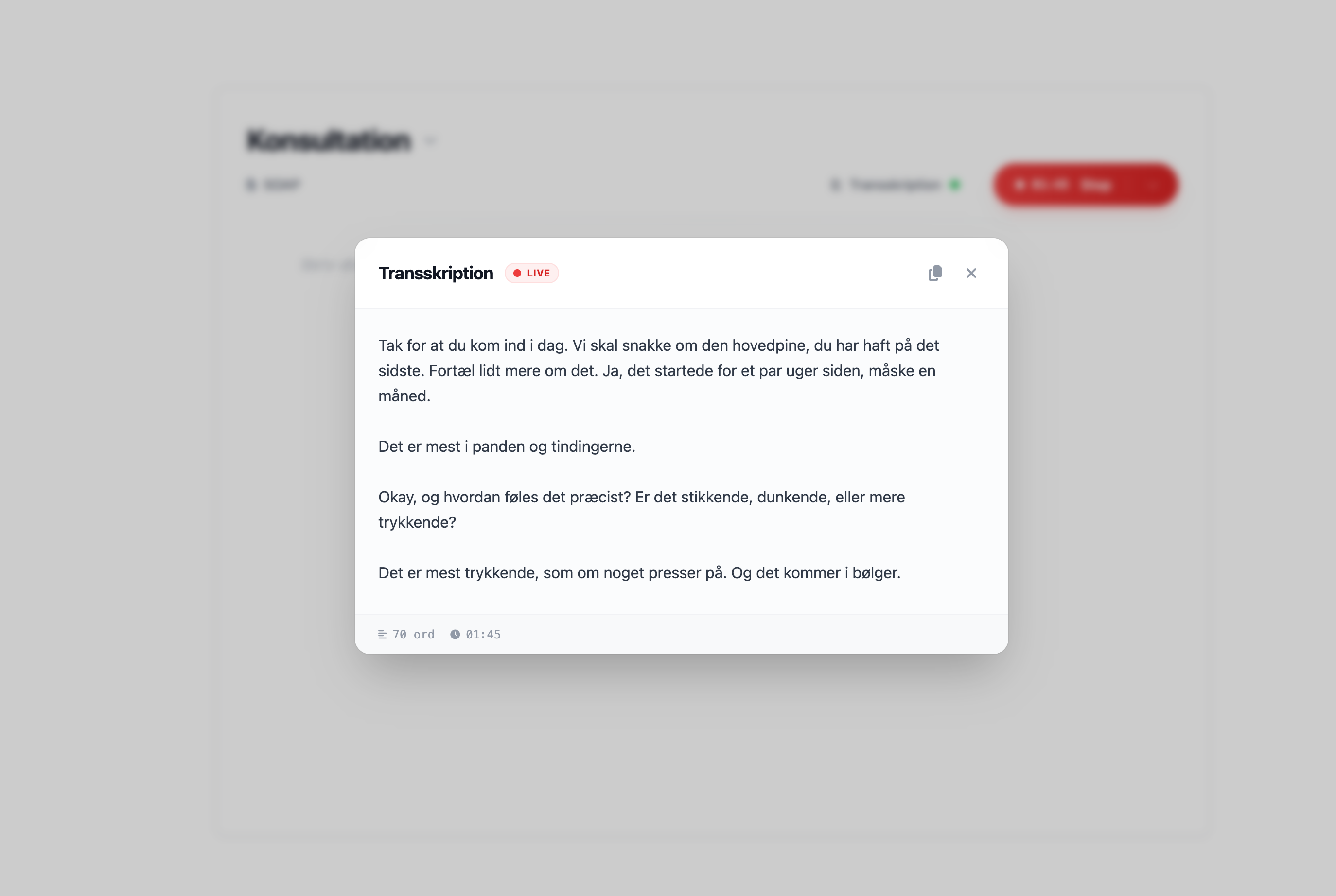 DokuDok AI journalføring i brug